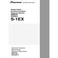 PIONEER S-1EX/XTW1/E Owners Manual