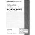 PIONEER PDK-50HW2 Owners Manual