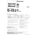 PIONEER S-IS21/XJI/E Service Manual