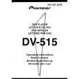 PIONEER DV515 Owners Manual