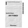 PIONEER AVX-P7000CD Owners Manual