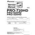 PIONEER PRO-720HD/KUXC/CA Service Manual