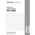 PIONEER DV-550 Owners Manual