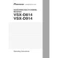 PIONEER VSX-D814-K/KUXJICA Owners Manual