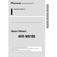 PIONEER AVR-W6100/EW Owners Manual