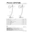 PIONEER CP-F100/XCN Owners Manual