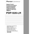 PIONEER PDP-S20-LR/XIN1/E Owners Manual