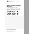 PIONEER VSX-D814-K/MYXJ Owners Manual