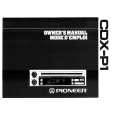 PIONEER CDX-P1 Owners Manual