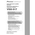 PIONEER VSX-517-K/KUCXJ Owners Manual