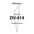 PIONEER DV414 Owners Manual
