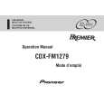 PIONEER CDXFM1279 Owners Manual