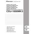 PIONEER CDJ-1000MK3/WYXJ5 Owners Manual
